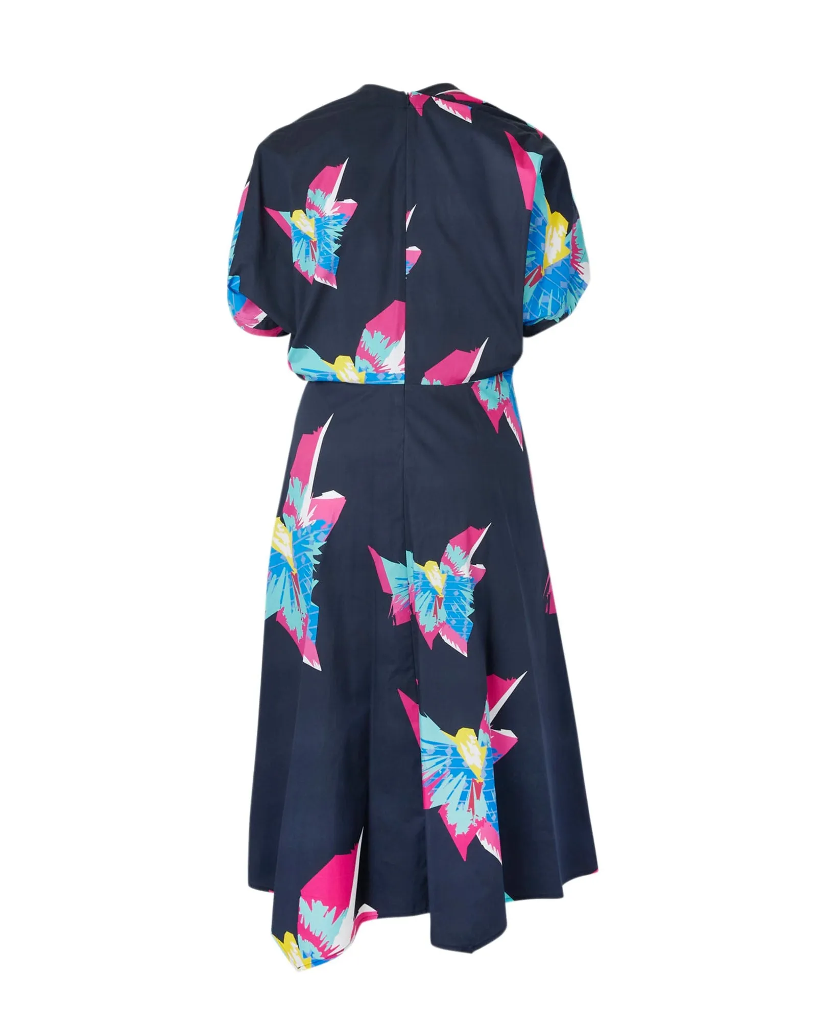 Aki Wave Dress | Paradise Print