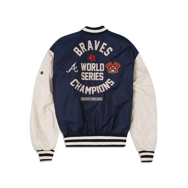 Alpha Industries X Atlanta Braves L-2B Bomber Jacket