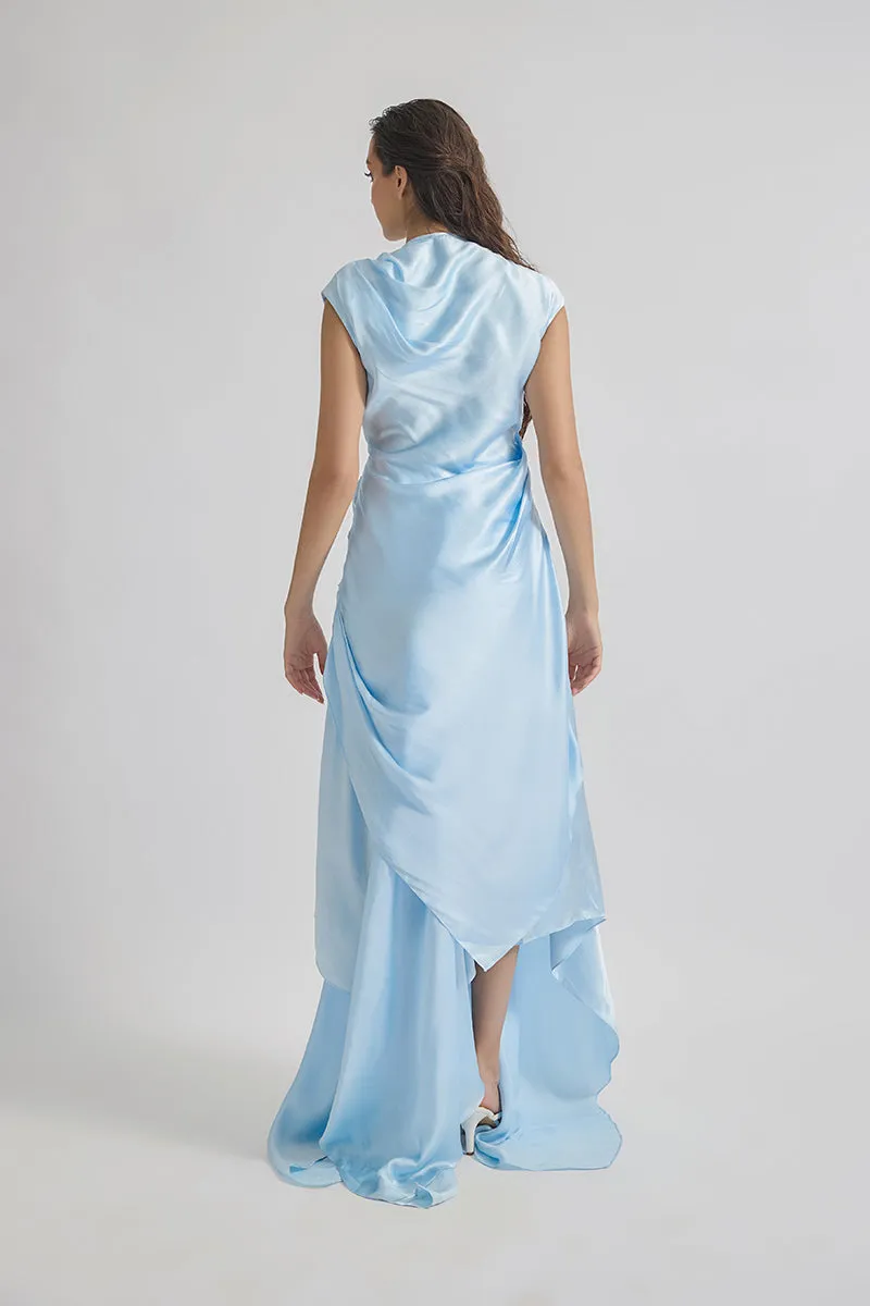 AZURA BABY BLUE MAXI DRESS