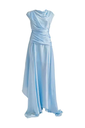 AZURA BABY BLUE MAXI DRESS