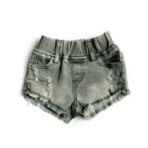 Baja Cut Off Denim Shorties