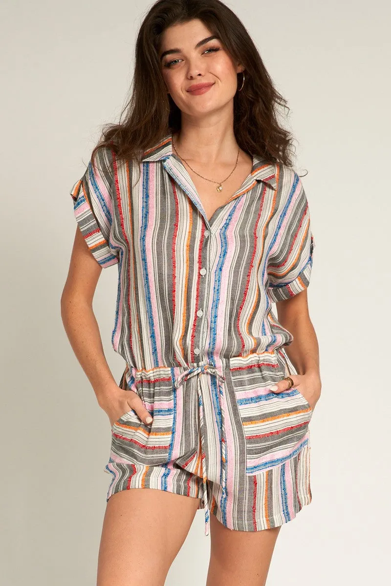 Beach Hopper Romper Multi