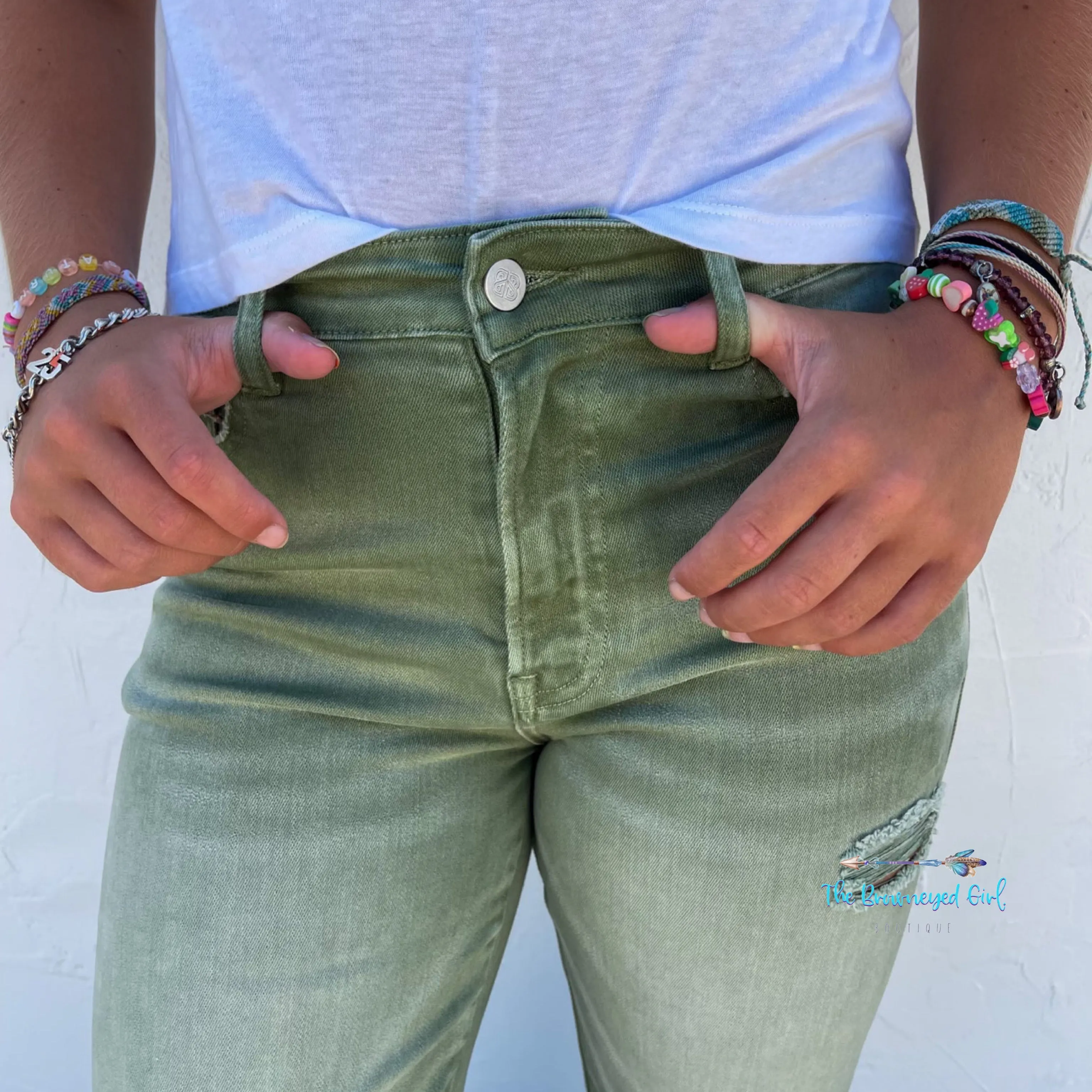 Blakeley Colored Distressed Jeans