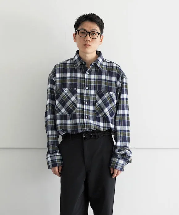 BLESS WINTER POINTYSHIRT "CHECKED FLANNEL"