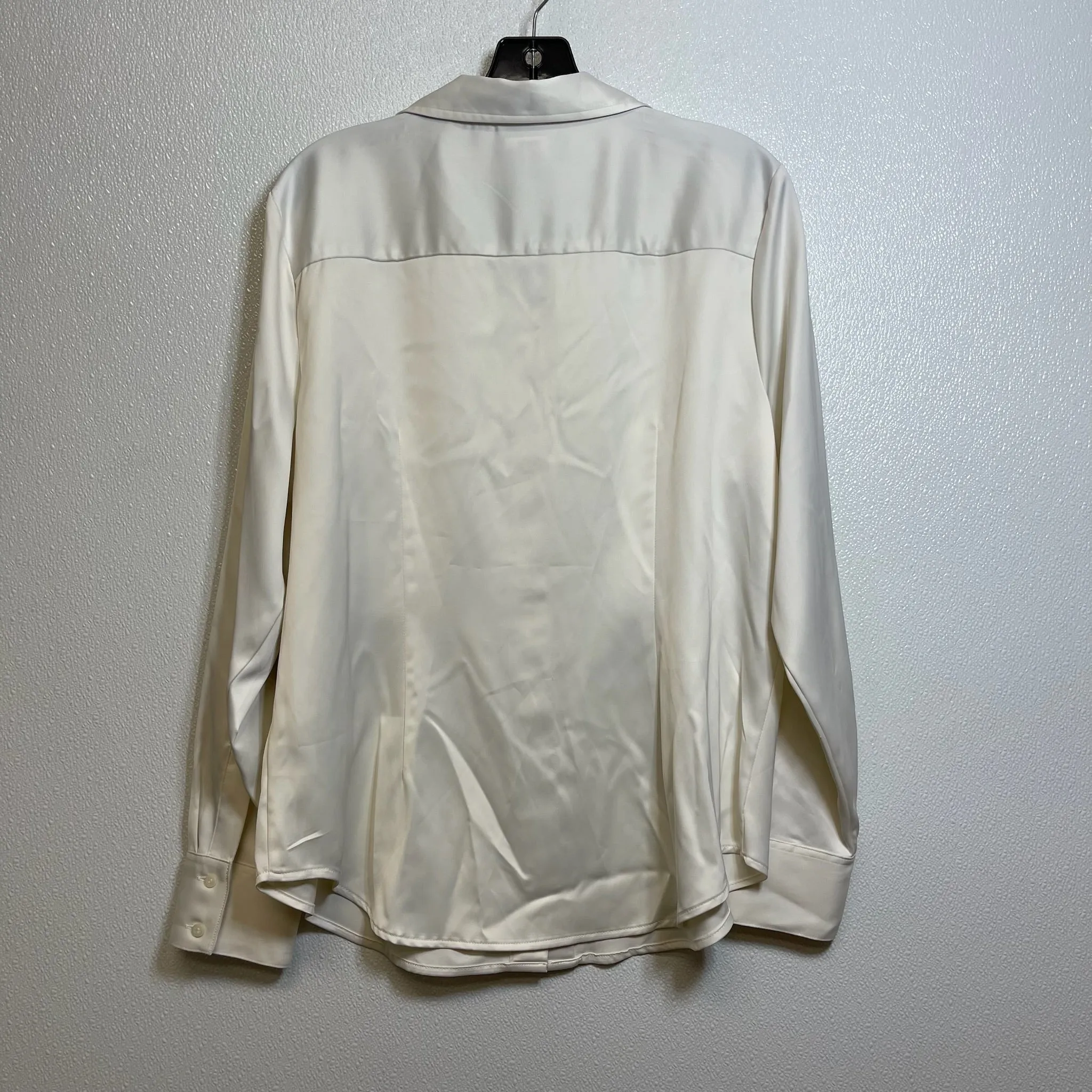 Blouse Long Sleeve By Worthington O In Off White, Size: Xl