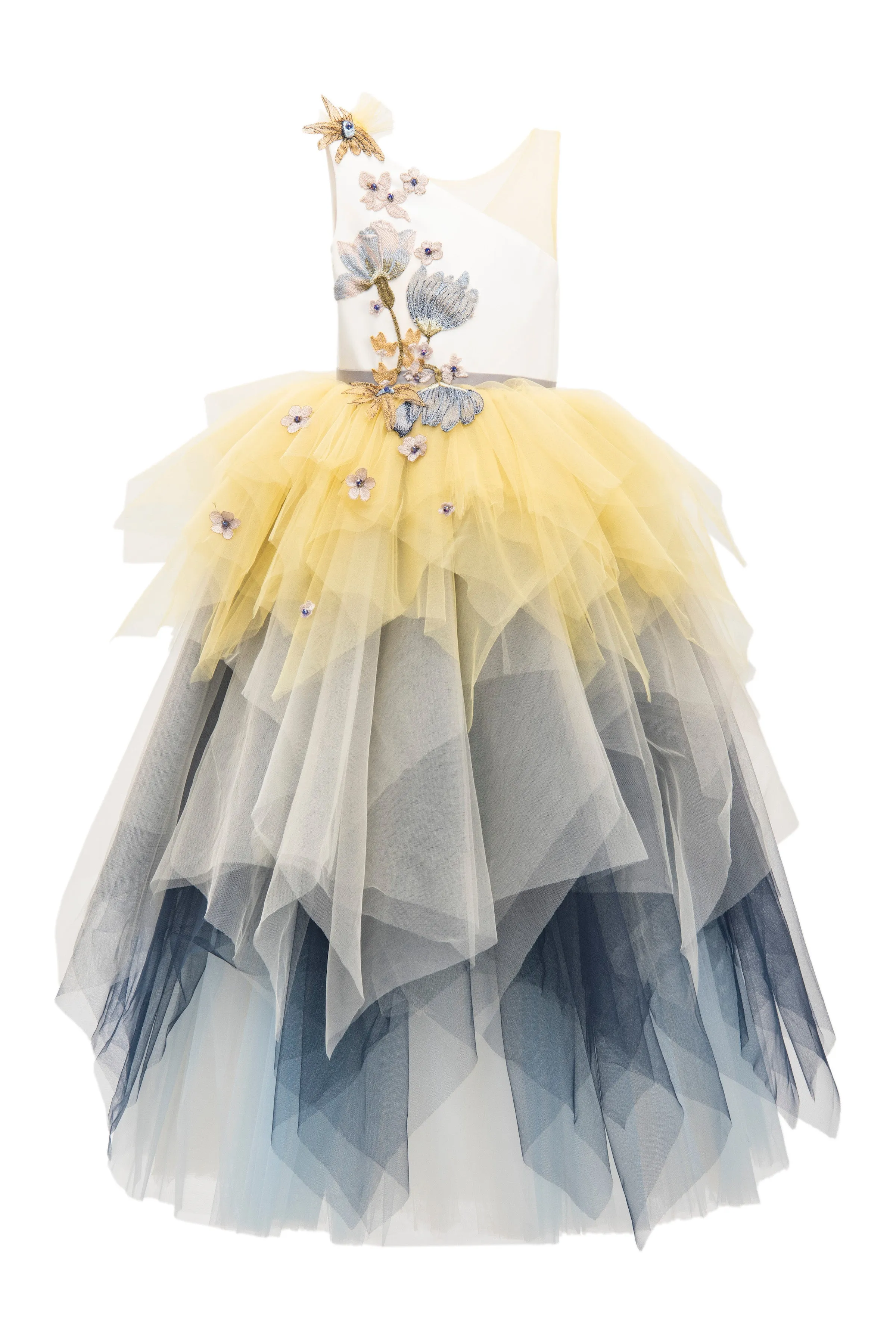 Blue Gemini Tulle Dress