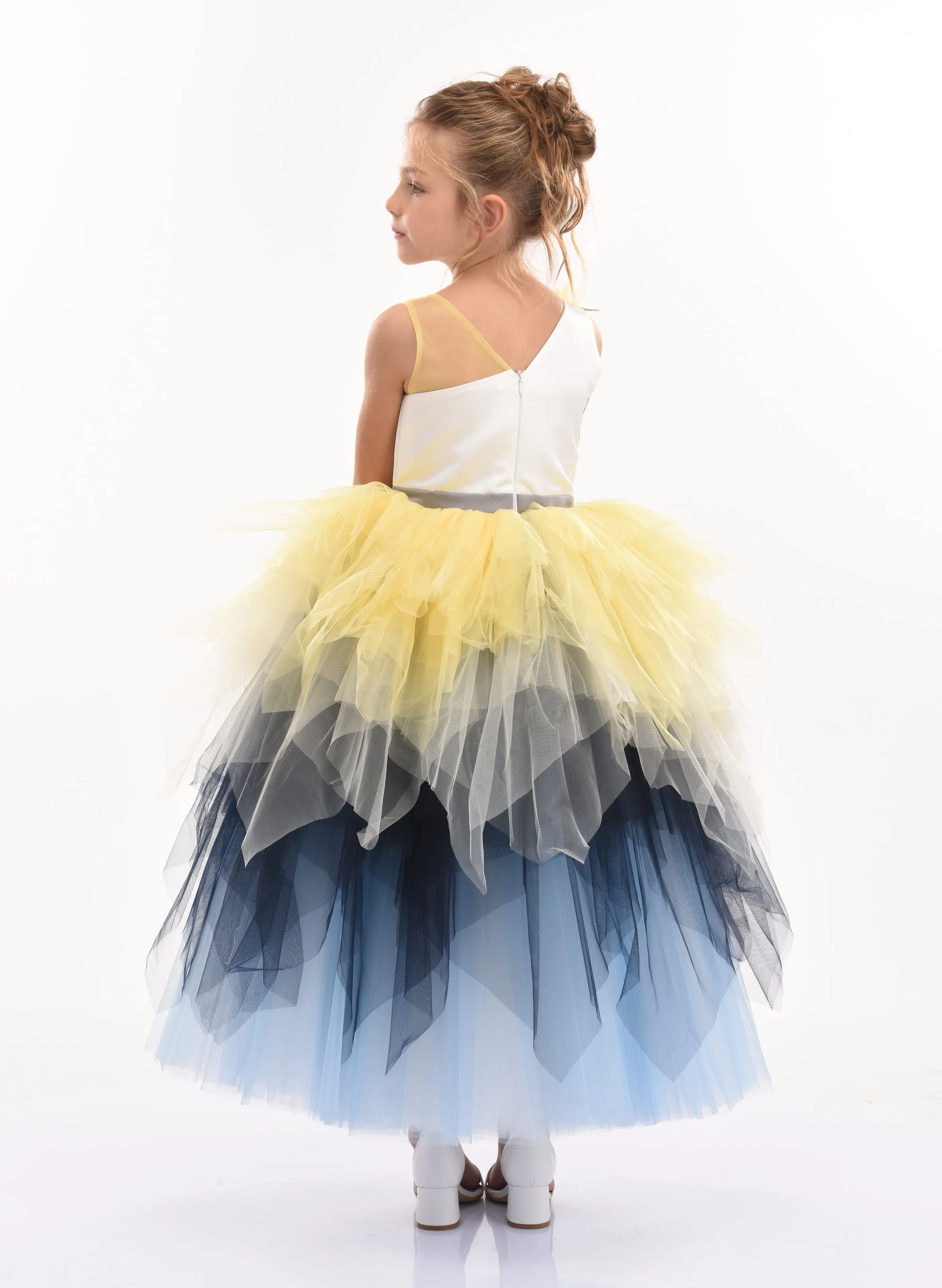 Blue Gemini Tulle Dress