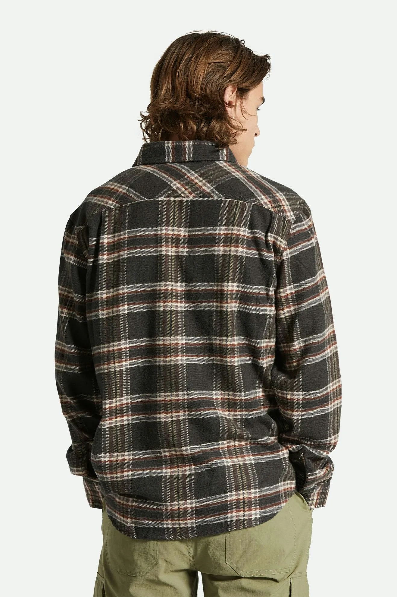 Bowery L/S Flannel - Black/Charcoal/Off White