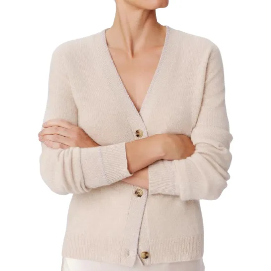 CASHMERE LONG SLEEVE CARDIGAN