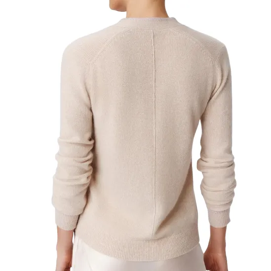 CASHMERE LONG SLEEVE CARDIGAN