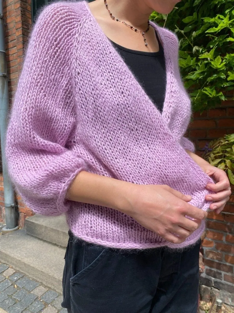 Chunky Easy Peasy cardigan by Önling, No 12   silk mohair knitting kit