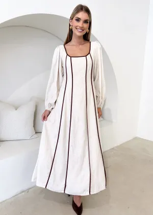 Cianna Maxi Dress - Beige