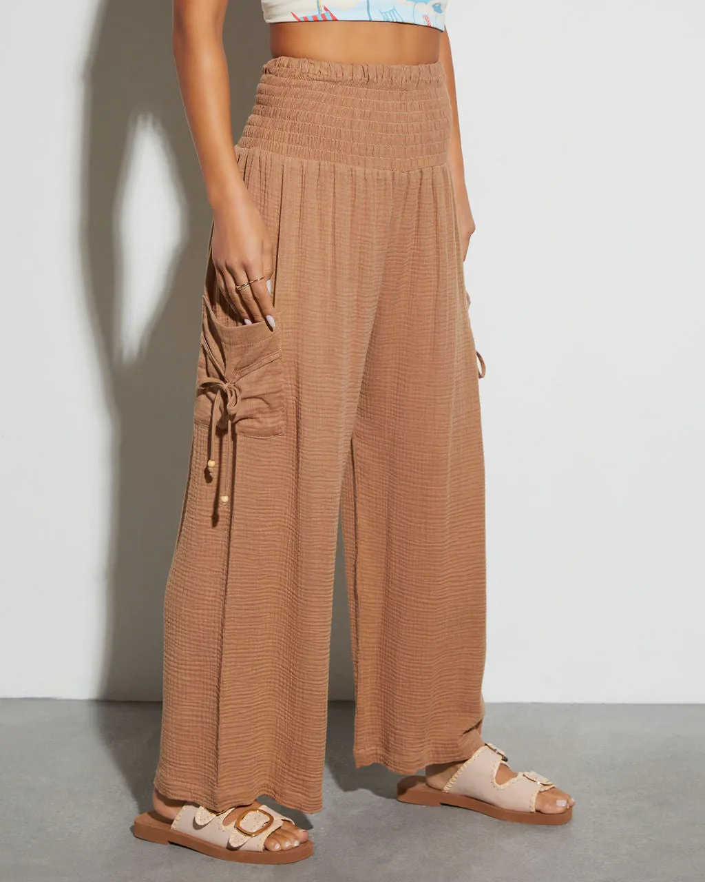 Clarice High Rise Wide Leg Pants