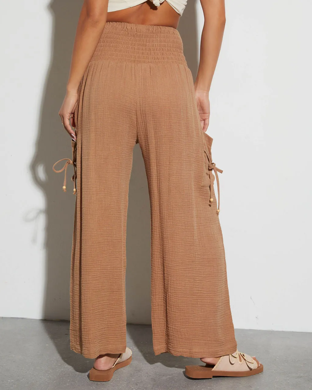 Clarice High Rise Wide Leg Pants