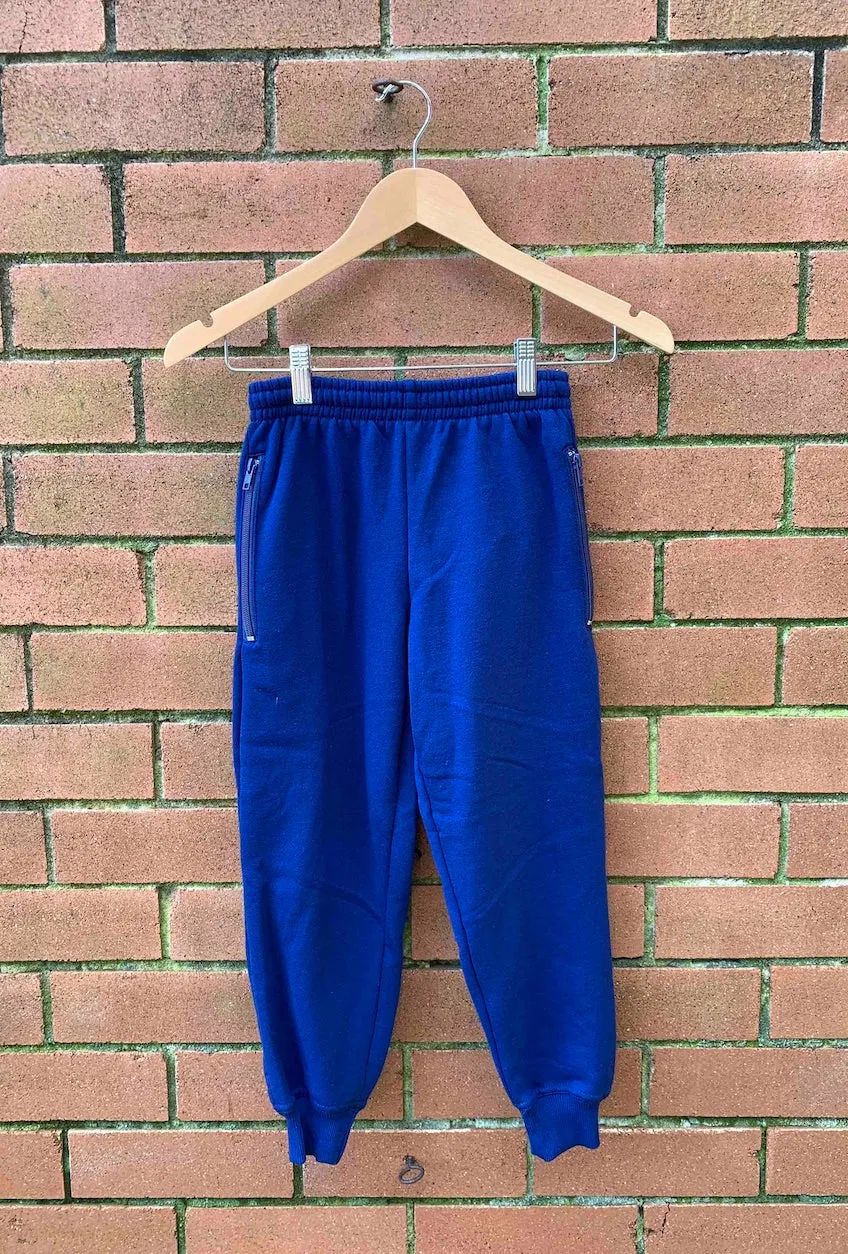 Dark Royal Fleece Track Pants