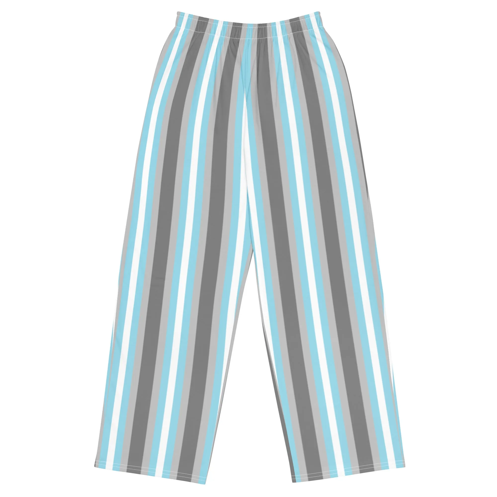 Demiboy Pride Flag Wide-Leg Pants