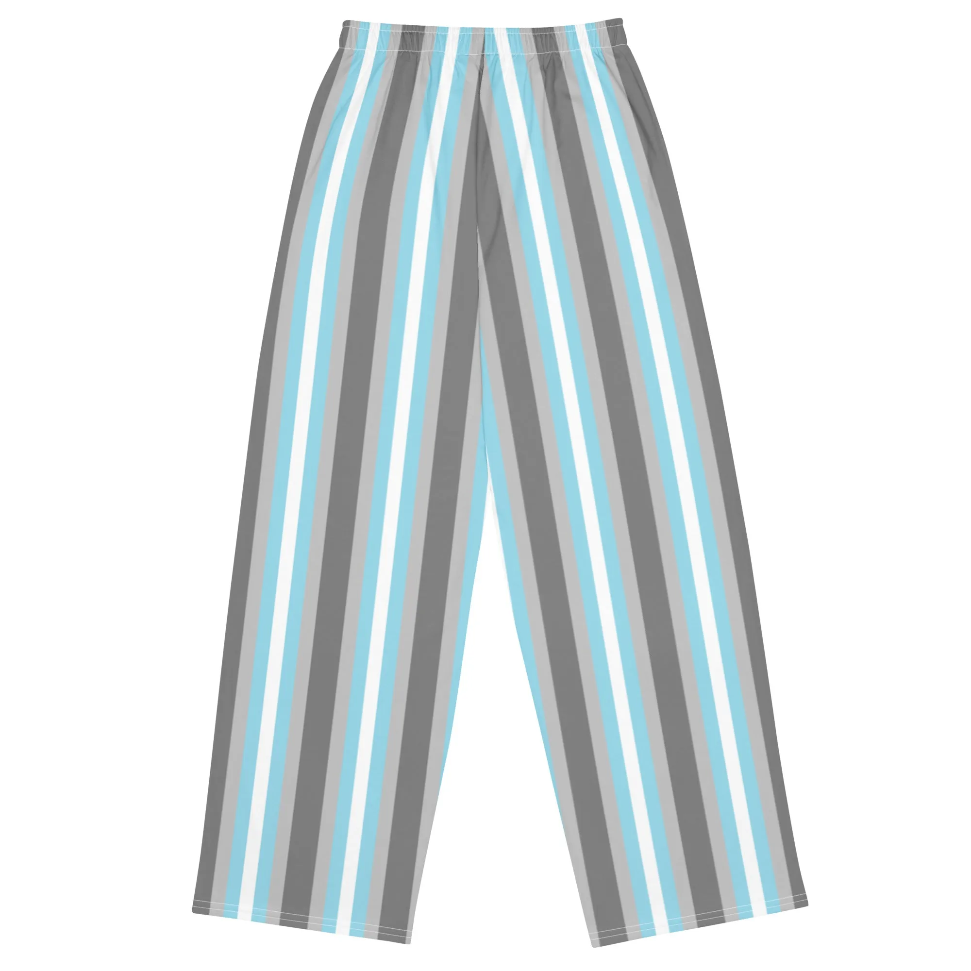 Demiboy Pride Flag Wide-Leg Pants