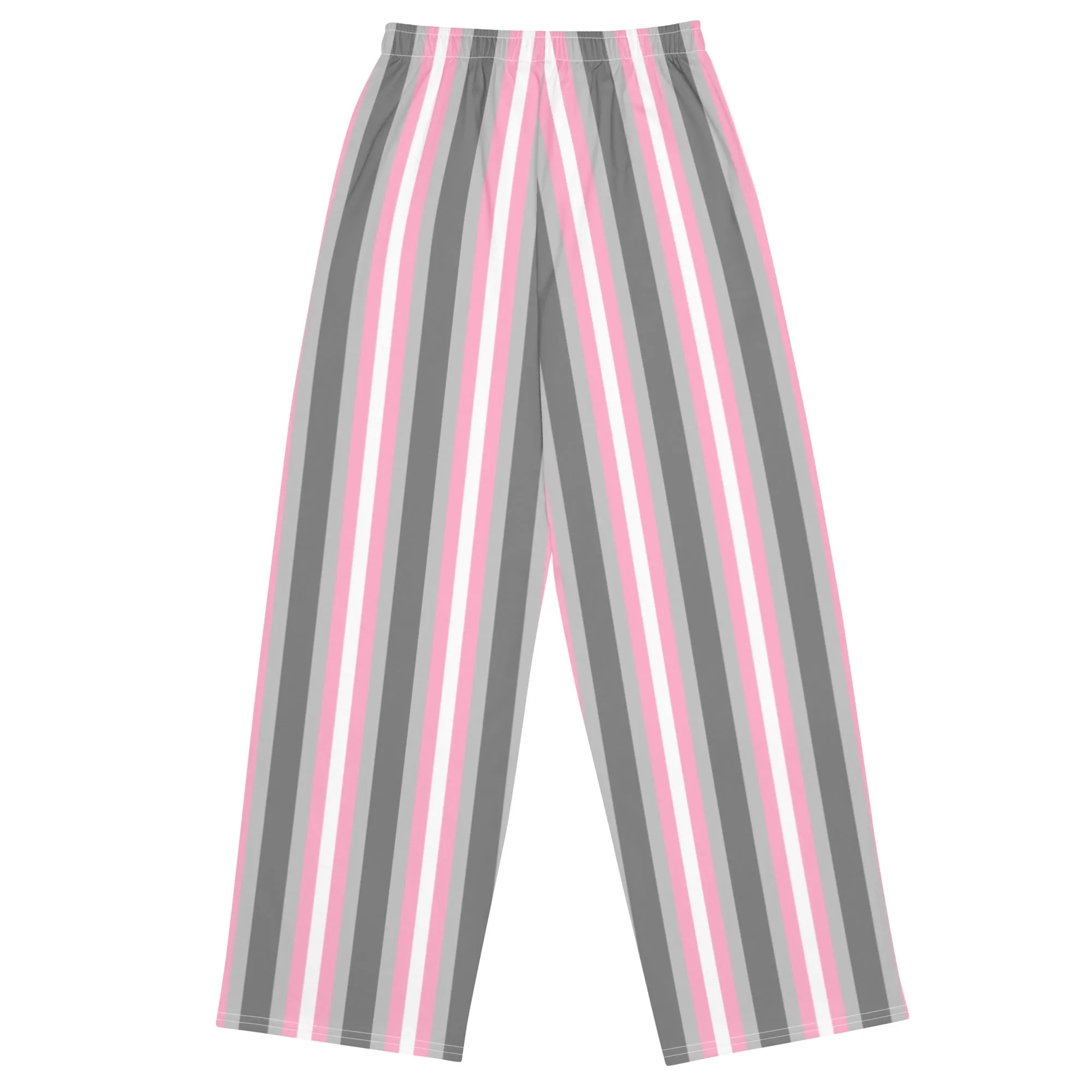 Demigirl Pride Flag Wide-Leg Pants