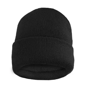 Fleece Lined Fold Over Thermal Winter Hat