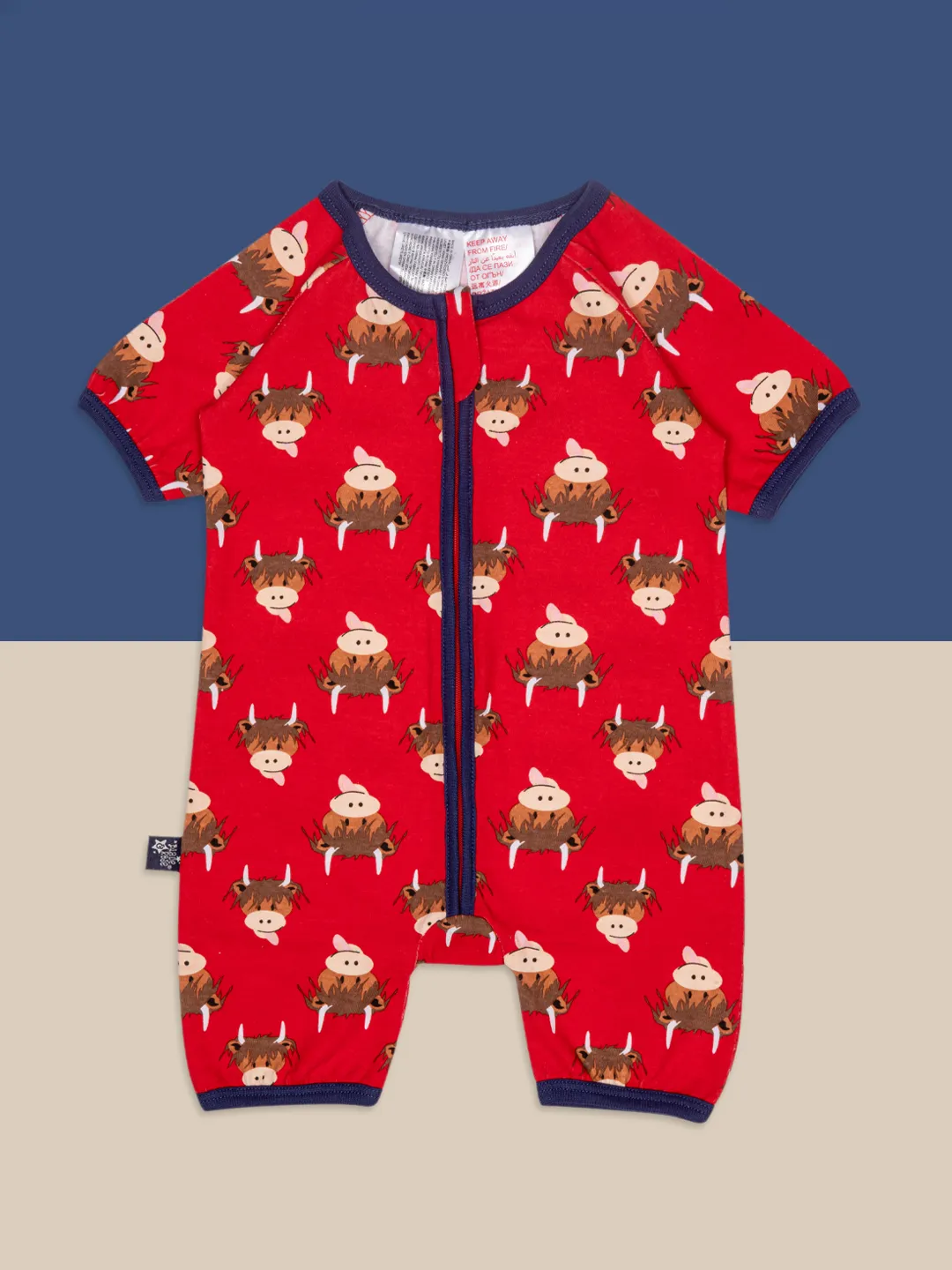 Hamish Highland Cow Summer Romper