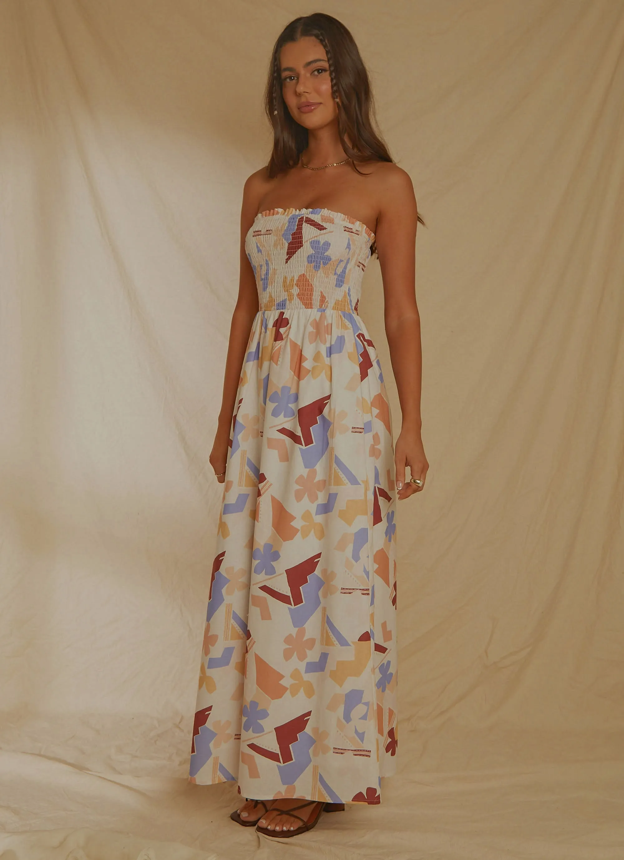 Holiday Sun Maxi Dress - Abstract Resort