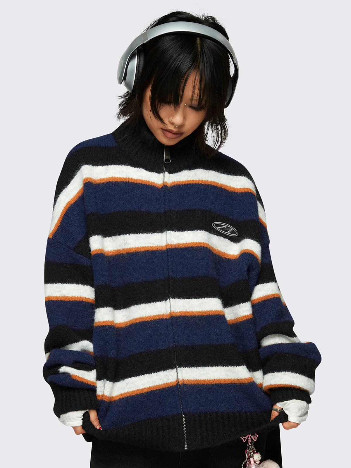 Jane Striped Cardigan