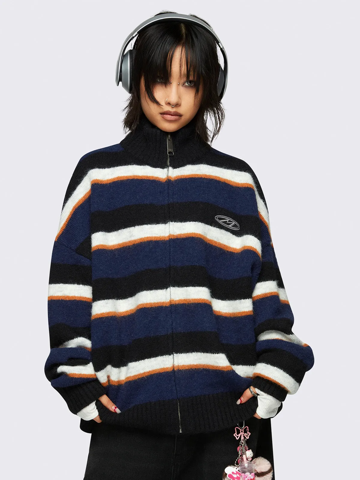 Jane Striped Cardigan