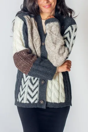 LAINEY CARDIGAN (PATCHWORK)