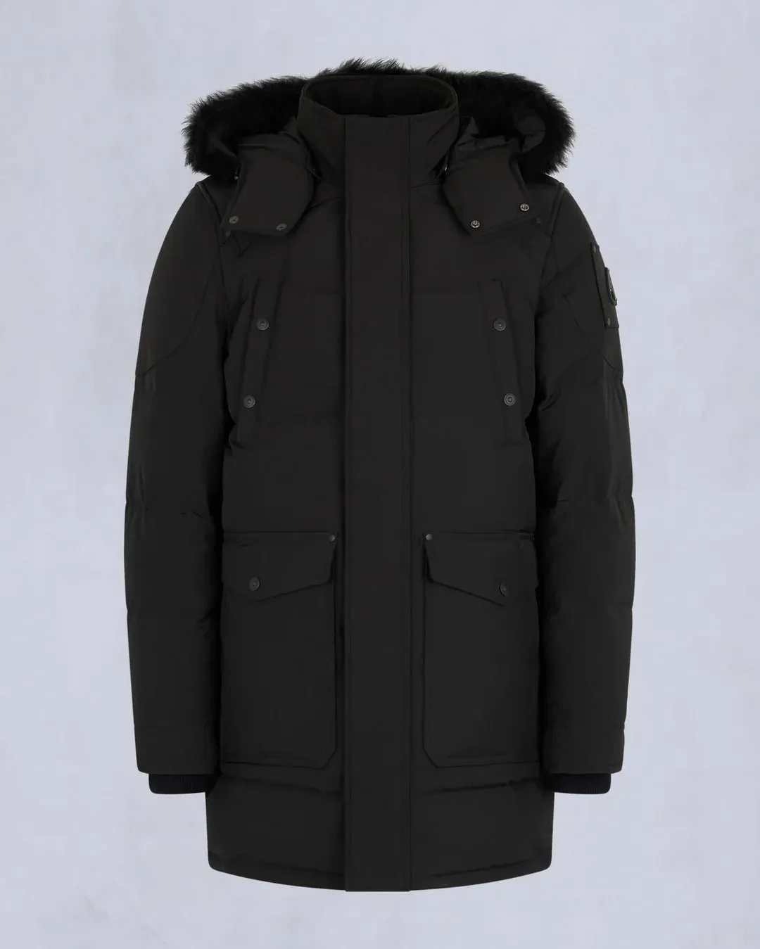 MOOSE KNUCKLES - ONYX SHEARLING BIG RIDGE PARKA - M33MP210S