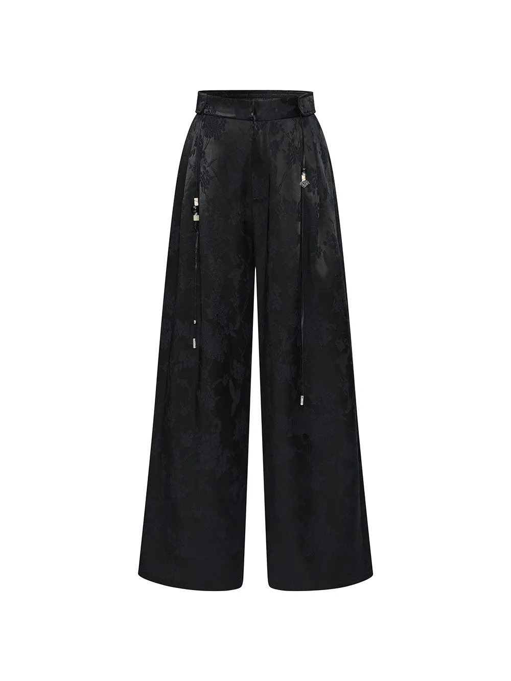 MUKZIN Linglong“Stardust”Slightly Straight Casual Wide-leg Pants