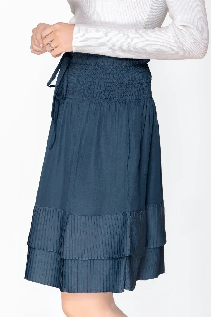 NINA SKIRT (BLUE) 23"