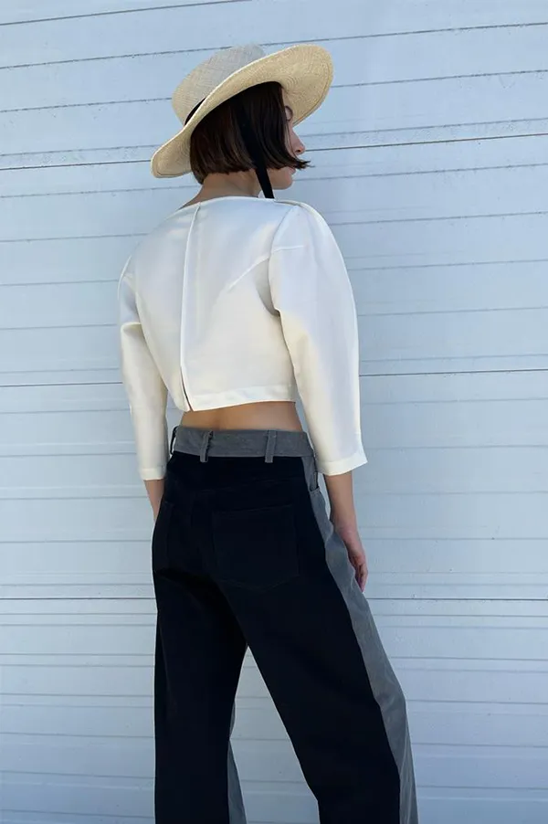 Palace Blouse in Cream