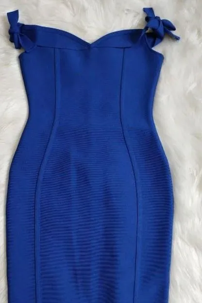 Penelope Bandage Mini Dress - Royal Blue