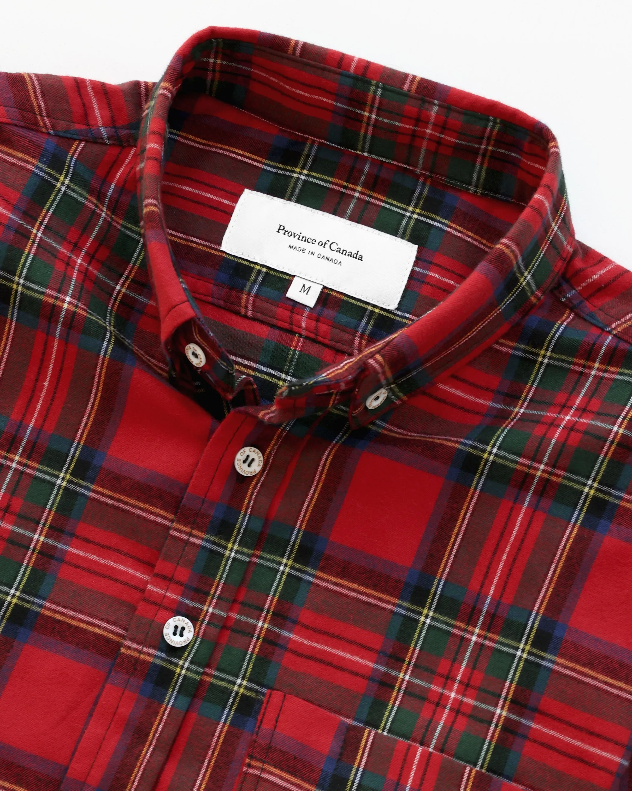 Plaid Flannel Shirt Red - Unisex