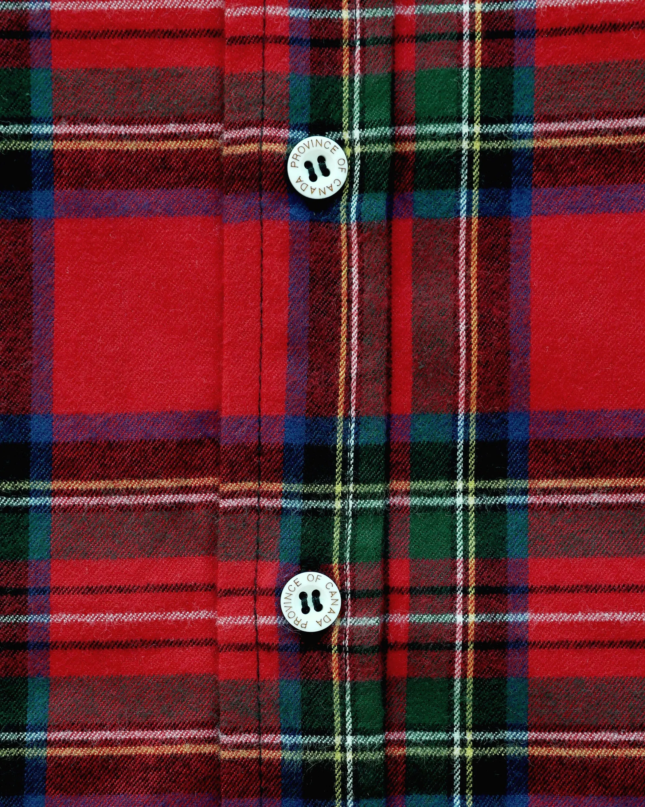 Plaid Flannel Shirt Red - Unisex