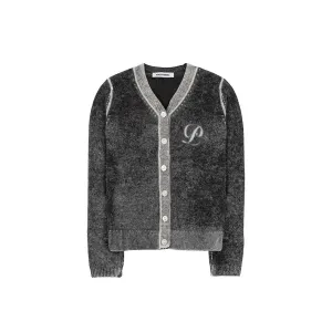 Pure Cashmere 100 Luna Cardigan Charcoal