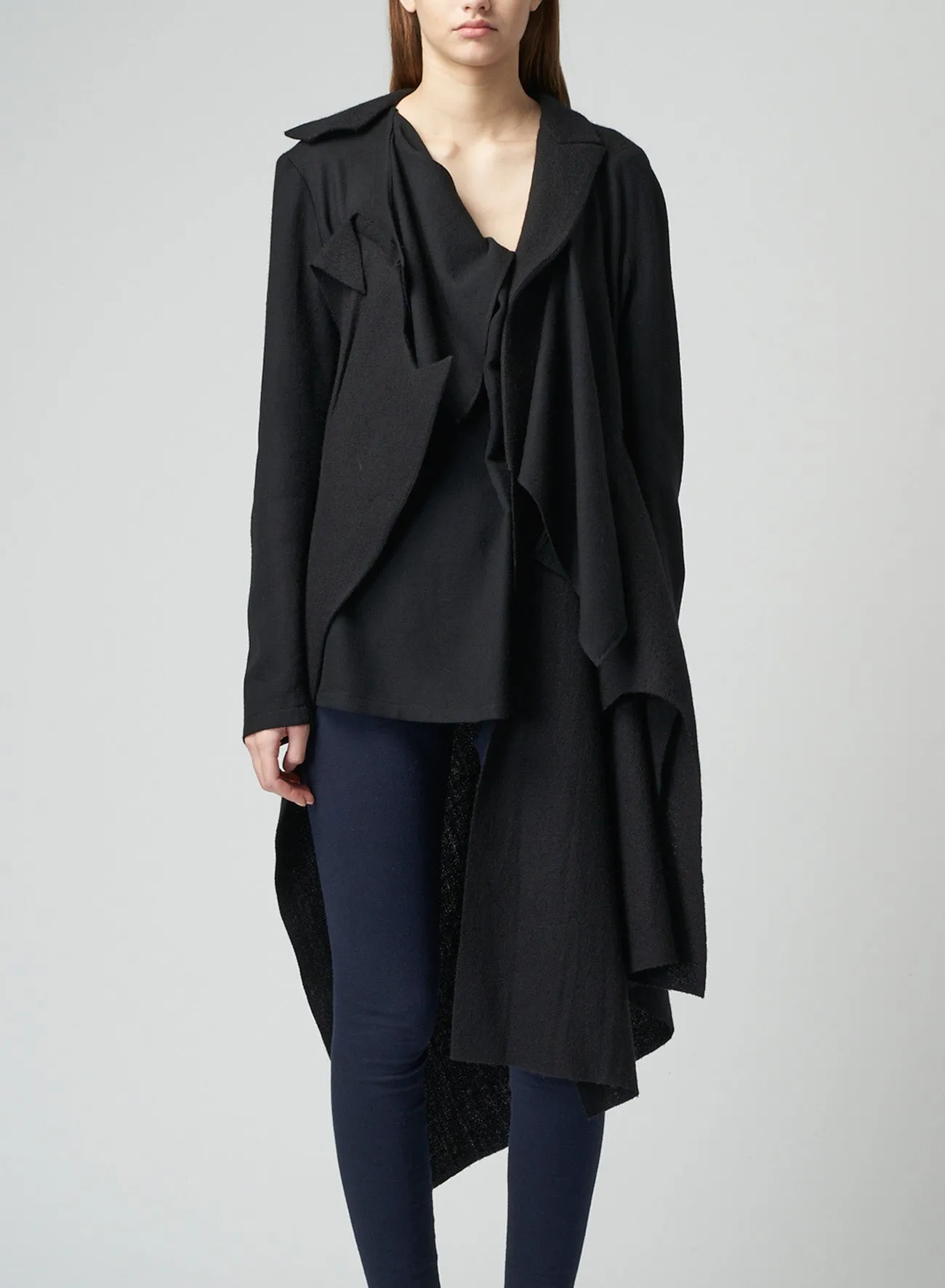 RIGHT-SIDE FLOWING JACKET