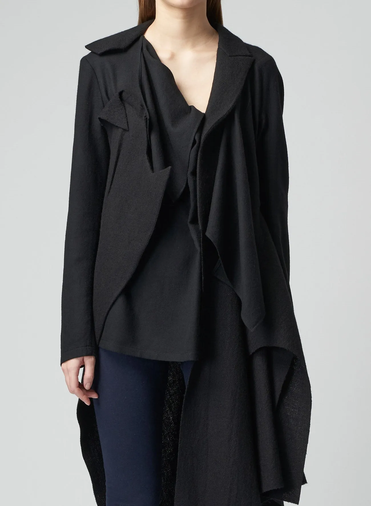 RIGHT-SIDE FLOWING JACKET