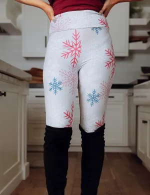 SA Exclusive Winter Snowflake Leggings