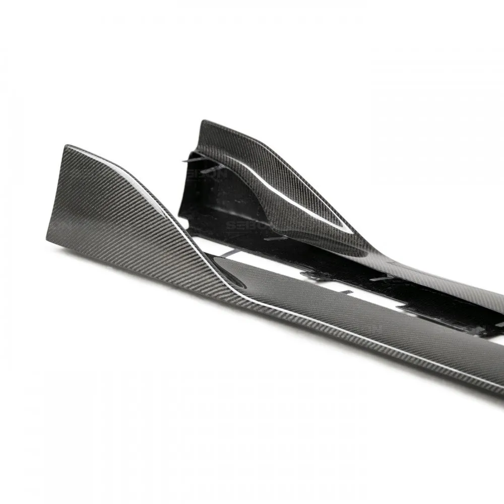 Seibon 2020  Toyota GR Supra MB-Style Carbon Fiber Side Skirt (seiSS20TYSUP-MB)