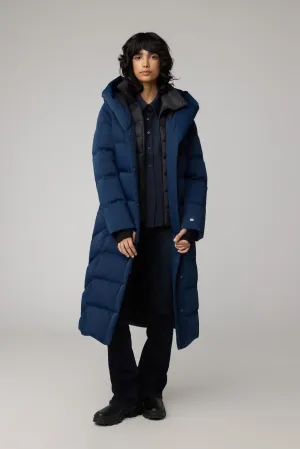 SOIA&KYO TALYSE-C - Semi-Fitted Classic Down Coat With Bib & Hood