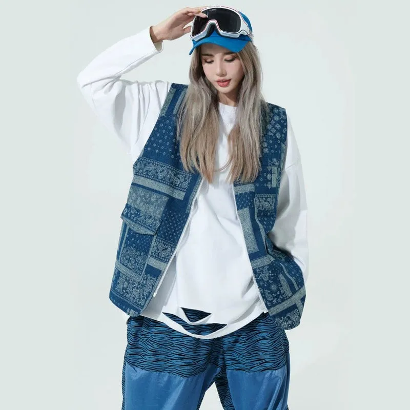 SWAGLI Denim Functional Snow Vest