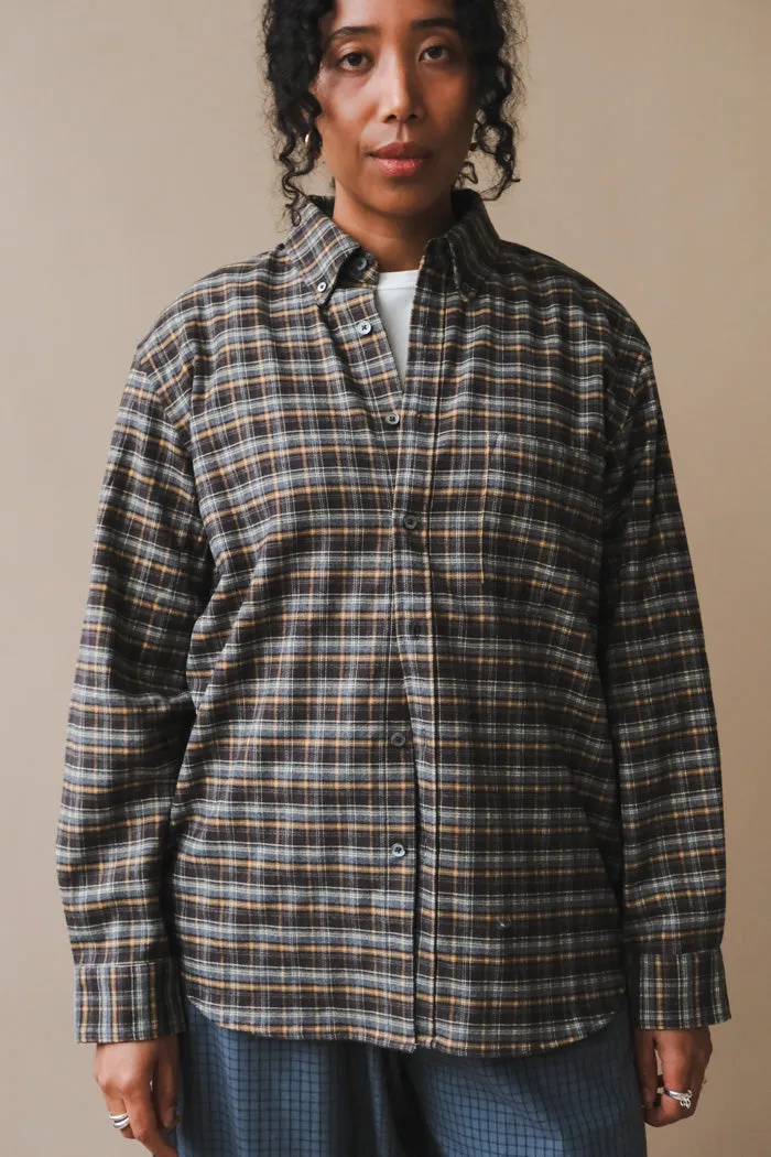 UNISEX CHECK FLANNEL SHIRT