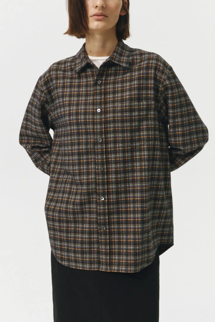 UNISEX CHECK FLANNEL SHIRT