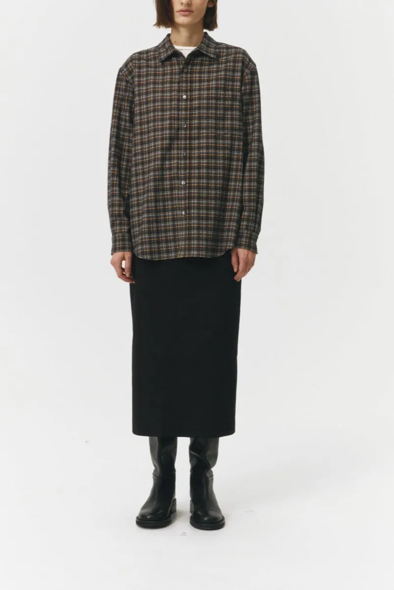 UNISEX CHECK FLANNEL SHIRT