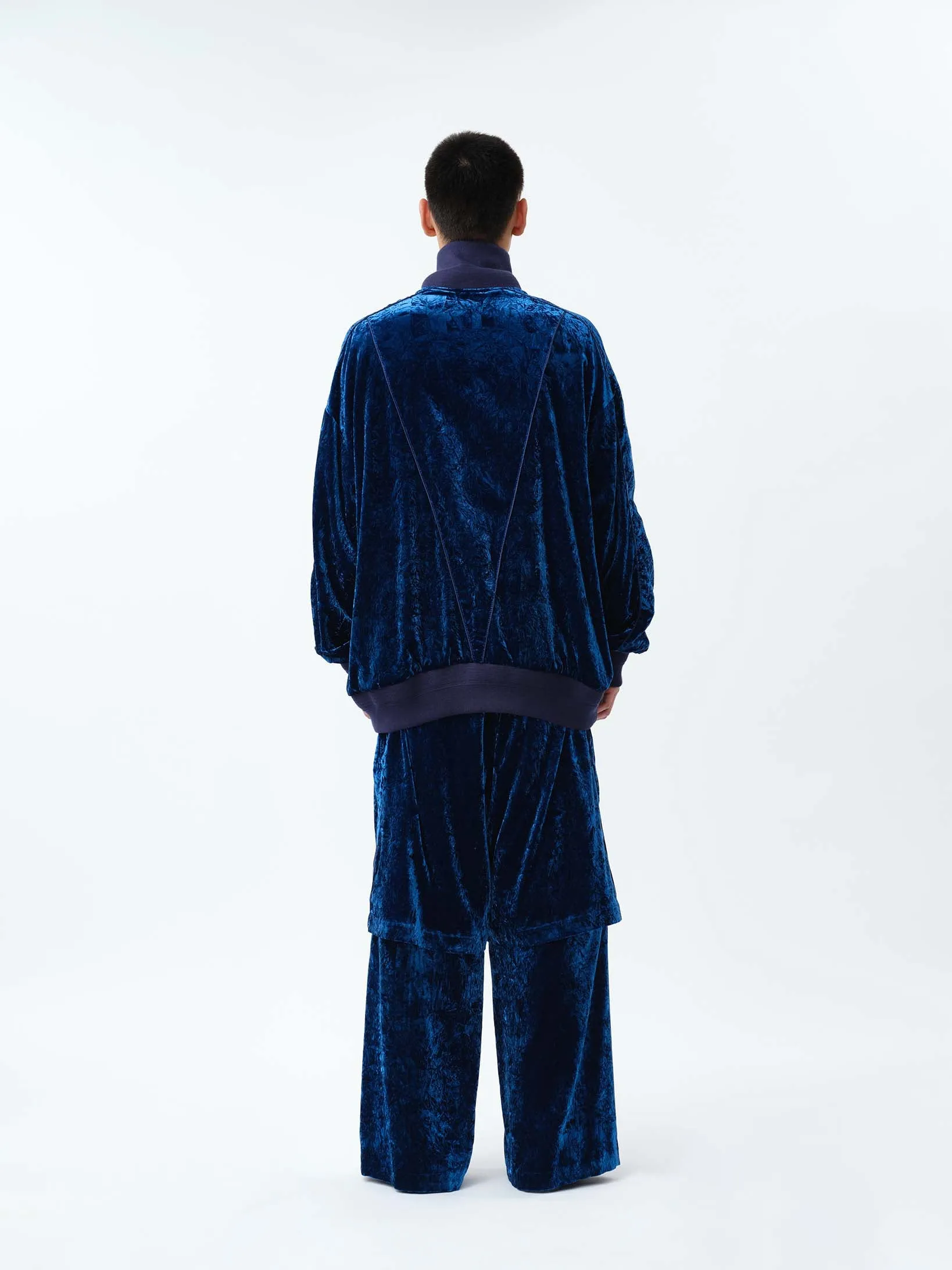 VELVET TRANSFORM EASY TRACK PANTS .12【BLUE】