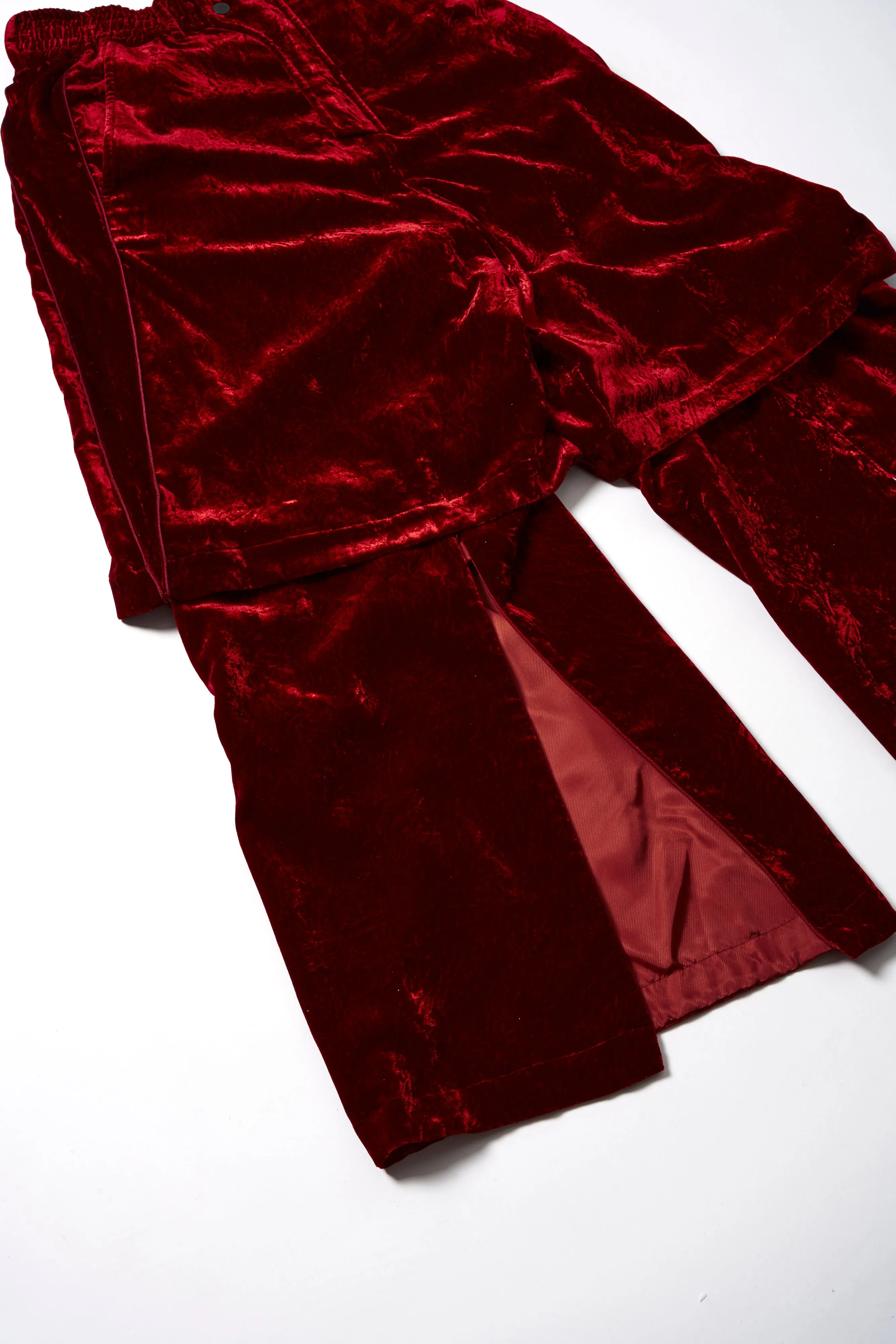 VELVET TRANSFORM EASY TRACK PANTS .12【RED】