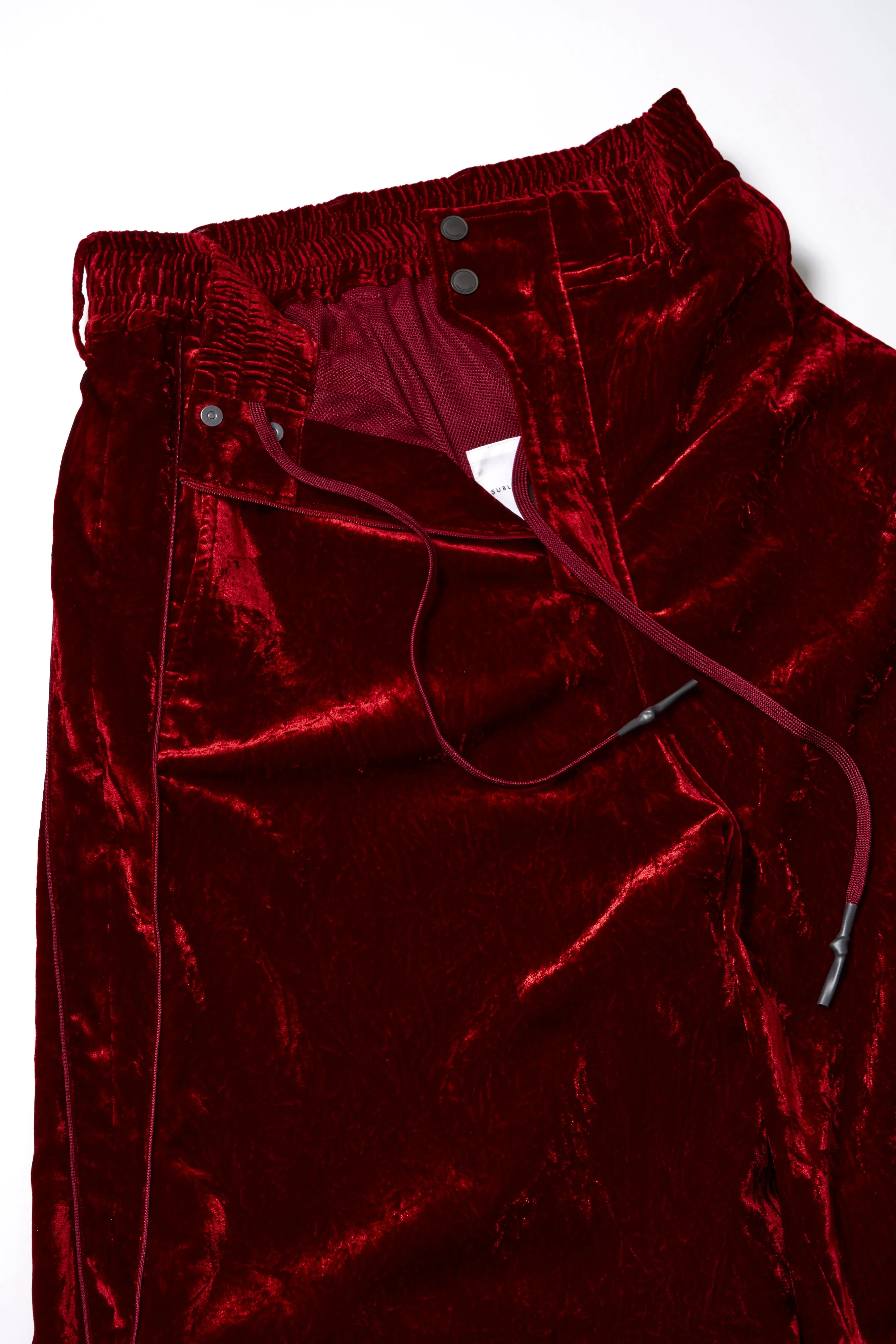 VELVET TRANSFORM EASY TRACK PANTS .12【RED】