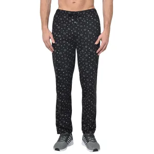 Vimal Jonney Black Cotton Trackpant For Men's