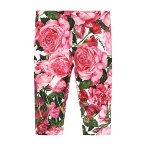 Winter Flower Baby Leggings